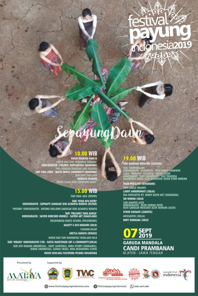 Jadwal acara Festival Payung Indonesia 2019 hari kedua