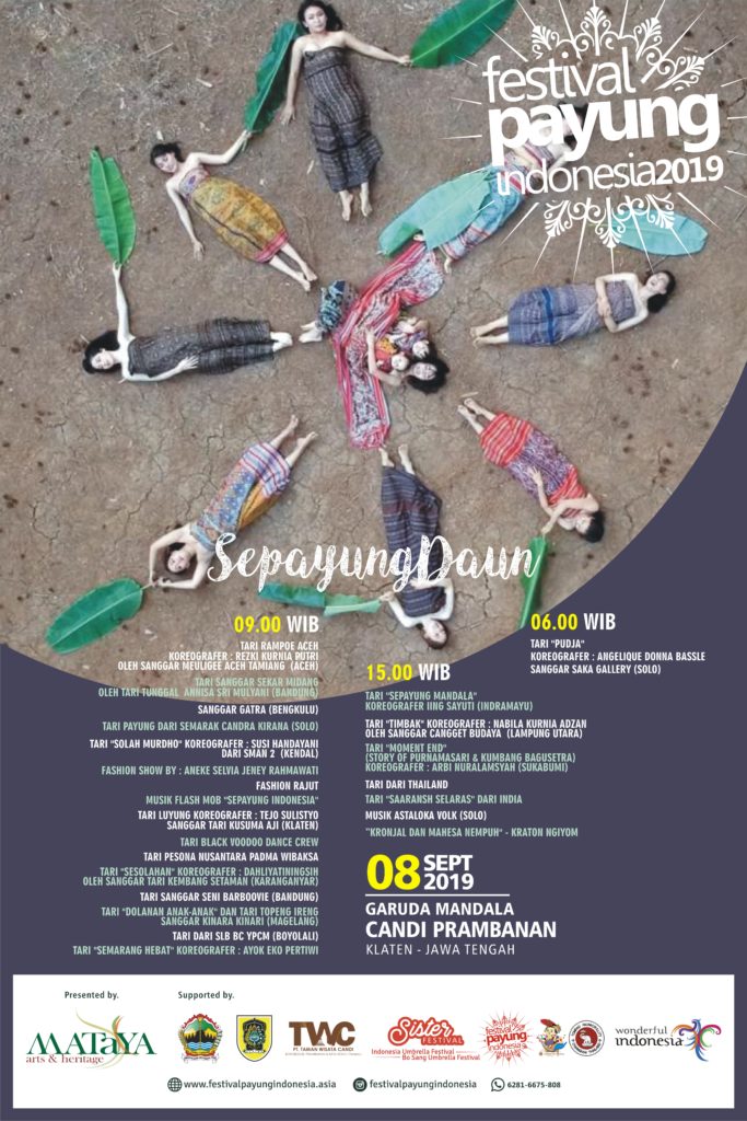 Jadwal rangkaian acara Festival Payung Indonesia 2019 hari ketiga