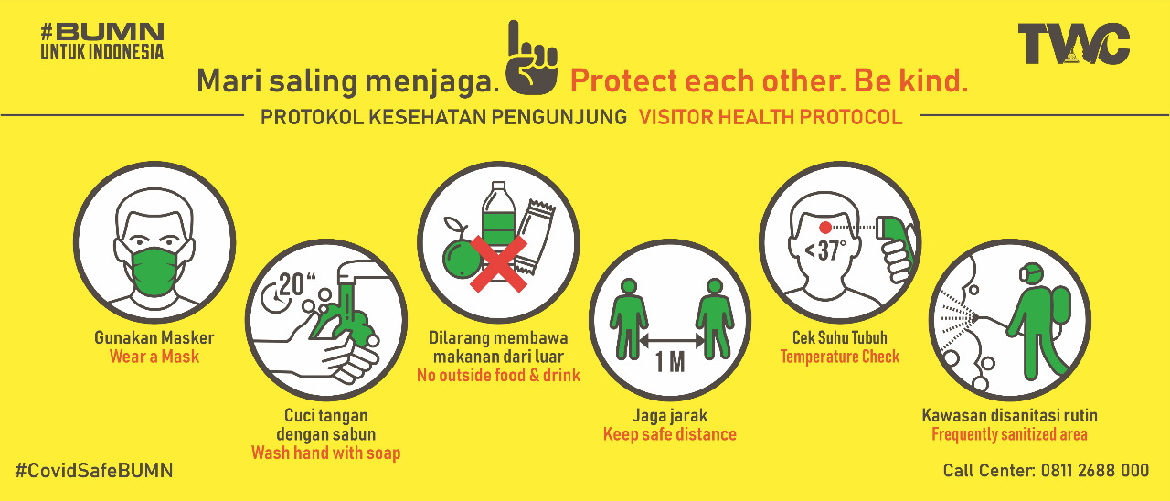 Peraturan Mengunjungi Kawasan Wisata Candi Borobudur (Gambar via borobudurpark.com)
