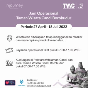 27 april - 18 juli TWC Borobudur
