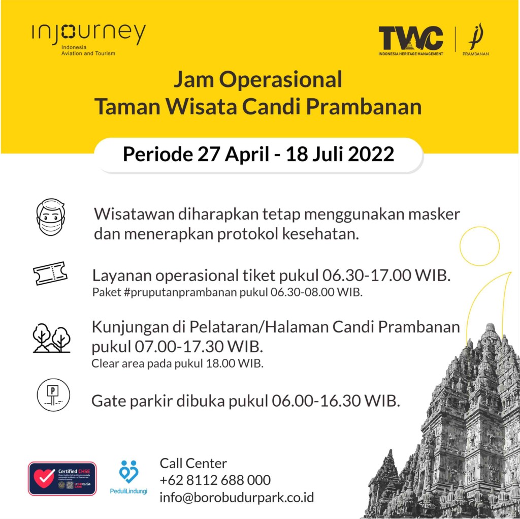 27 april - 18 juli TWC Prambanan